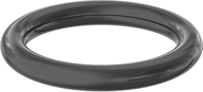 Yağa ve Aşınmaya Dayanıklı Poliüretan O-Ring, 3/16 Kesirli Genişlik, Dash Numarası 322