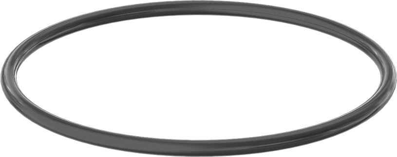 Yağa ve Aşınmaya Dayanıklı Poliüretan O-Ring, 3/16 Kesirli Genişlik, Dash Numarası 352