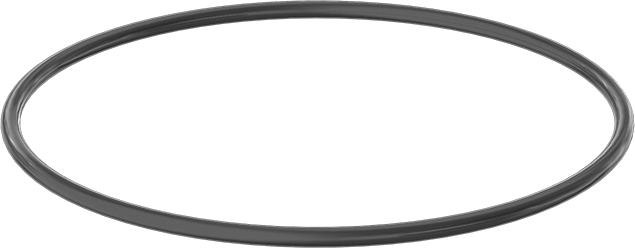 Yağa ve Aşınmaya Dayanıklı Poliüretan O-Ring, 3/16 Kesirli Genişlik, Dash Numarası 363