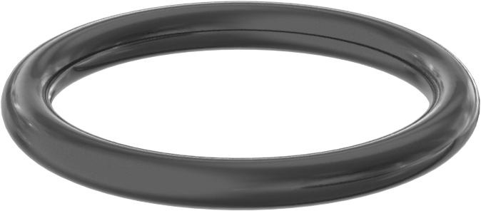 Yağa ve Aşınmaya Dayanıklı Poliüretan O-Ring, 1/8 Kesirli Genişlik, Dash Numarası 215