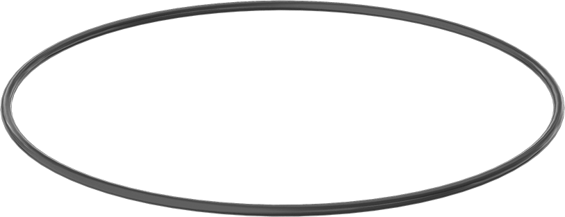 Yağa ve Aşınmaya Dayanıklı Poliüretan O-Ring, 3/16 Kesirli Genişlik, Dash Numarası 378