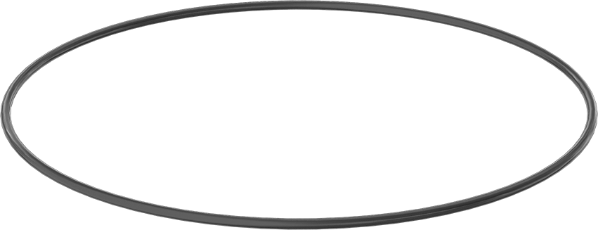 Yağa ve Aşınmaya Dayanıklı Poliüretan O-Ring, 3/16 Kesirli Genişlik, Dash Numarası 381