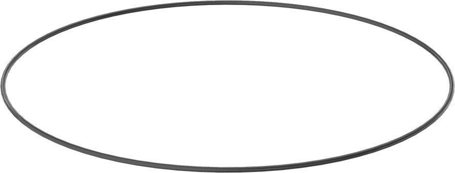Yağa ve Aşınmaya Dayanıklı Poliüretan O-Ring, 3/16 Kesirli Genişlik, Dash Numarası 388