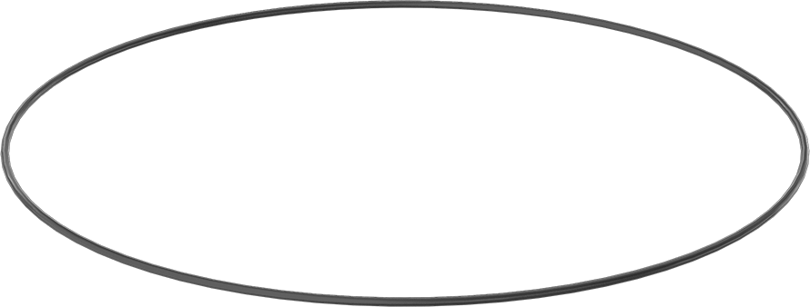 Yağa ve Aşınmaya Dayanıklı Poliüretan O-Ring, 3/16 Kesirli Genişlik, Dash Numarası 389