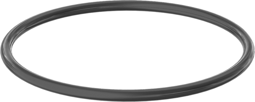 Yağa ve Aşınmaya Dayanıklı Poliüretan O-Ring, 1/4 Kesirli Genişlik, Dash Numarası 434