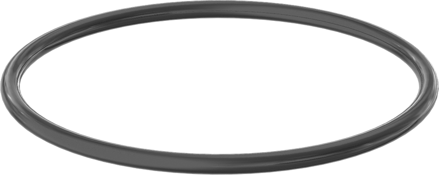 Yağa ve Aşınmaya Dayanıklı Poliüretan O-Ring, 1/4 Kesirli Genişlik, Dash Numarası 435
