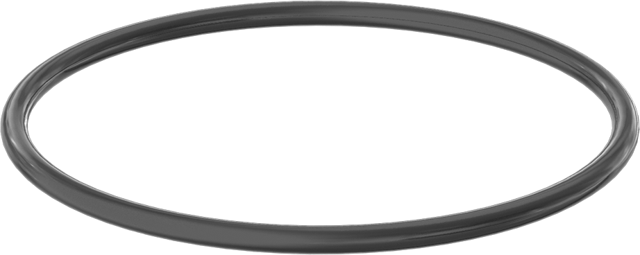 Yağa ve Aşınmaya Dayanıklı Poliüretan O-Ring, 1/4 Kesirli Genişlik, Dash Numarası 437