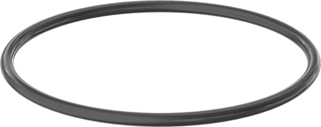 Yağa ve Aşınmaya Dayanıklı Poliüretan O-Ring, 1/4 Kesirli Genişlik, Dash Numarası 438