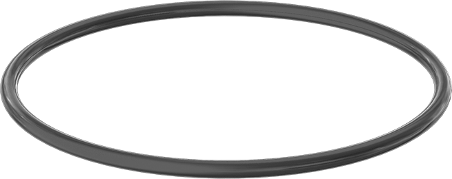 Yağa ve Aşınmaya Dayanıklı Poliüretan O-Ring, 1/4 Kesirli Genişlik, Dash Numarası 440