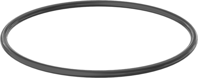 Yağa ve Aşınmaya Dayanıklı Poliüretan O-Ring, 1/4 Kesirli Genişlik, Dash Numarası 442