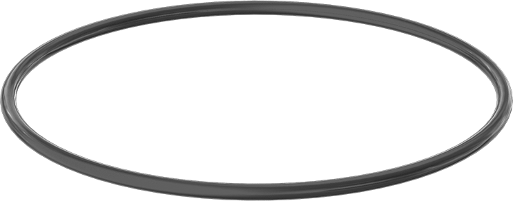 Yağa ve Aşınmaya Dayanıklı Poliüretan O-Ring, 1/4 Kesirli Genişlik, Dash Numarası 446