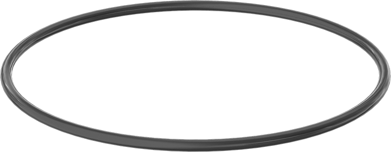 Yağa ve Aşınmaya Dayanıklı Poliüretan O-Ring, 1/4 Kesirli Genişlik, Dash Numarası 447