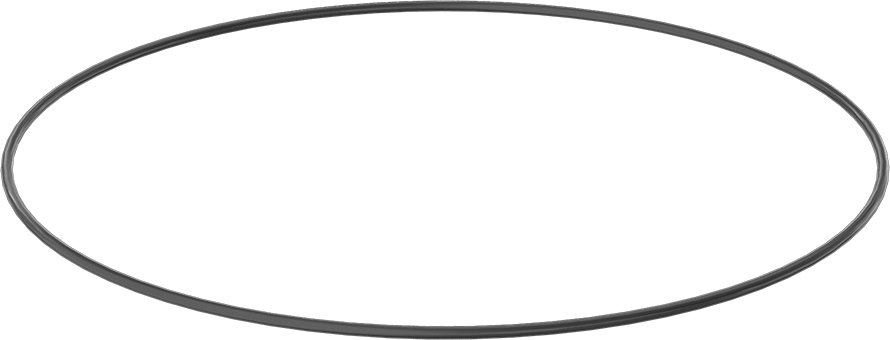 Yağa ve Aşınmaya Dayanıklı Poliüretan O-Ring, 1/4 Kesirli Genişlik, Dash Numarası 469
