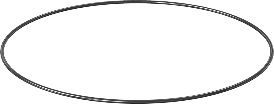 Yağa ve Aşınmaya Dayanıklı Poliüretan O-Ring, 1/4 Kesirli Genişlik, Dash Numarası 470