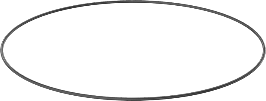 Yağa ve Aşınmaya Dayanıklı Poliüretan O-Ring, 1/4 Kesirli Genişlik, Dash Numarası 474