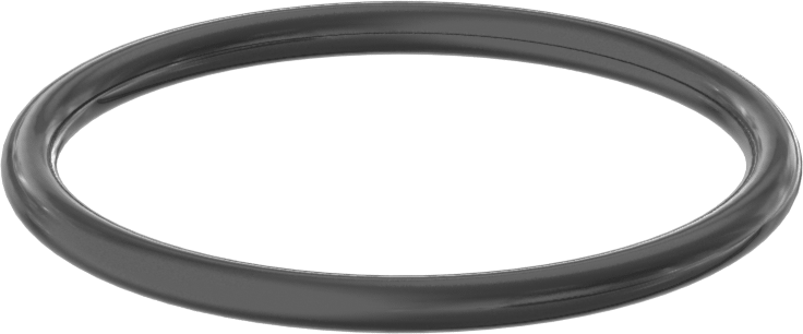 Yağa ve Aşınmaya Dayanıklı Poliüretan O-Ring, 1/8 Kesirli Genişlik, Dash Numarası 224