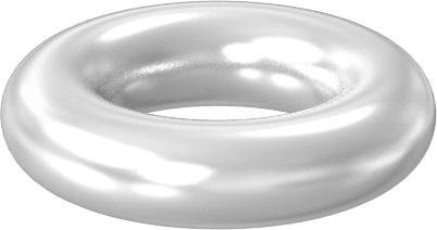 Yağa ve Aşınmaya Dayanıklı Poliüretan O-Ring, Yüksek Basınç, 1/16 Kesirli Genişlik, Dash No. 007