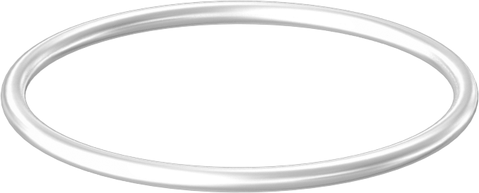 Yağa ve Aşınmaya Dayanıklı Poliüretan O-Ring, Yüksek Basınç, 1/16 Kesirli Genişlik, Dash No. 026