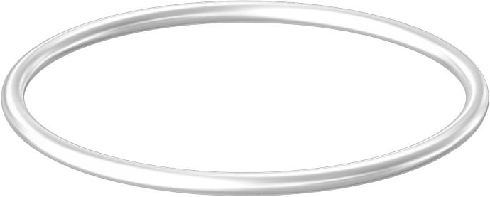 Yağa ve Aşınmaya Dayanıklı Poliüretan O-Ring, Yüksek Basınç, 1/16 Kesirli Genişlik, Dash No. 028