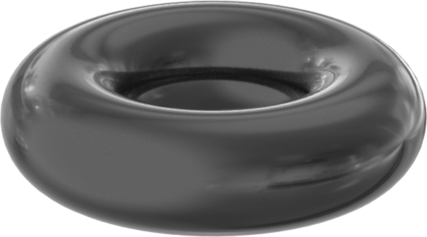 Yağa ve Aşınmaya Dayanıklı Poliüretan O-Ring, 1/16 Kesirli Genişlik, Dash Numarası 005