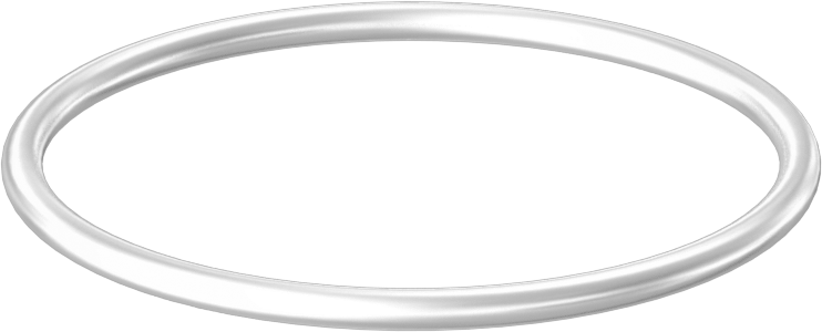 Yağa ve Aşınmaya Dayanıklı Poliüretan O-Ring, Yüksek Basınç, 3/32 Kesirli Genişlik, Dash No. 134