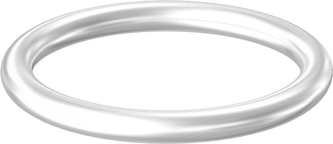 Yağa ve Aşınmaya Dayanıklı Poliüretan O-Ring, Yüksek Basınç, 1/8 Kesirli Genişlik, Dash No. 217