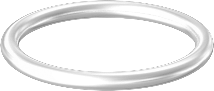 Yağa ve Aşınmaya Dayanıklı Poliüretan O-Ring, Yüksek Basınç, 1/8 Kesirli Genişlik, Dash No. 220