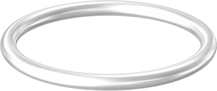 Yağa ve Aşınmaya Dayanıklı Poliüretan O-Ring, Yüksek Basınç, 1/8 Kesirli Genişlik, Dash No. 223