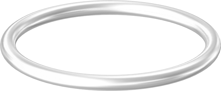 Yağa ve Aşınmaya Dayanıklı Poliüretan O-Ring, Yüksek Basınç, 1/8 Kesirli Genişlik, Dash No. 224