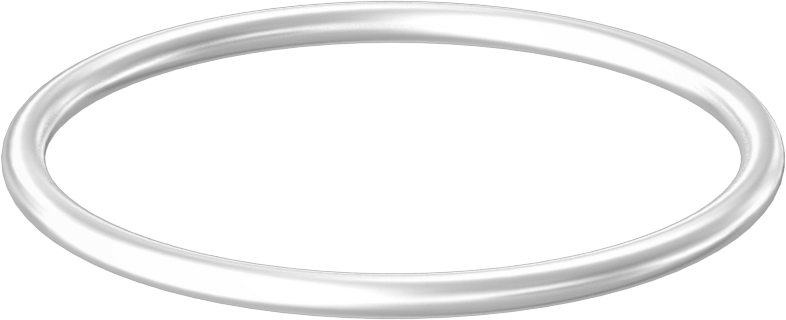 Yağa ve Aşınmaya Dayanıklı Poliüretan O-Ring, Yüksek Basınç, 1/8 Kesirli Genişlik, Dash No. 228