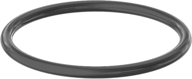 Yağa ve Aşınmaya Dayanıklı Poliüretan O-Ring, 1/16 Kesirli Genişlik, Dash Numarası 022