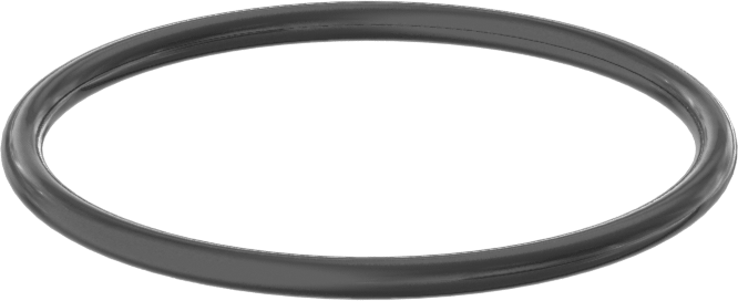 Yağa ve Aşınmaya Dayanıklı Poliüretan O-Ring, 1/16 Kesirli Genişlik, Dash Numarası 024
