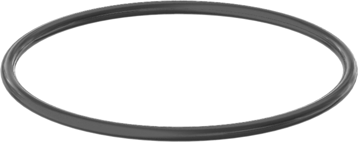 Yağa ve Aşınmaya Dayanıklı Poliüretan O-Ring, 1/16 Kesirli Genişlik, Dash Numarası 030