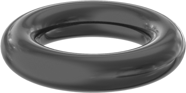 Yağa ve Aşınmaya Dayanıklı Poliüretan O-Ring, 3/32 Kesirli Genişlik, Dash Numarası 109