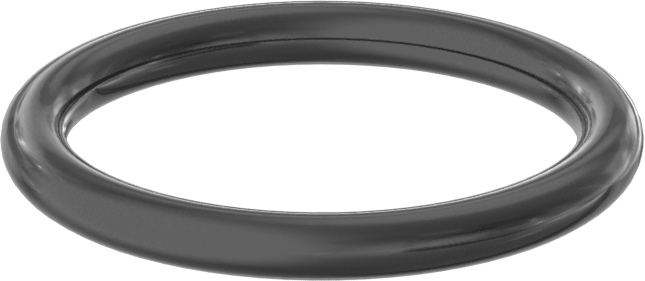 Yağa ve Aşınmaya Dayanıklı Poliüretan O-Ring, 3/32 Kesirli Genişlik, Dash Numarası 117