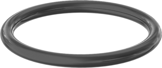 Yağa ve Aşınmaya Dayanıklı Poliüretan O-Ring, 3/32 Kesirli Genişlik, Dash Numarası 121