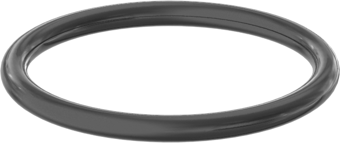 Yağa ve Aşınmaya Dayanıklı Poliüretan O-Ring, 3/32 Kesirli Genişlik, Dash Numarası 122