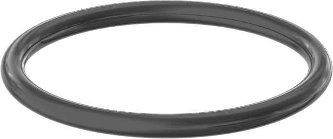 Yağa ve Aşınmaya Dayanıklı Poliüretan O-Ring, 3/32 Kesirli Genişlik, Dash Numarası 124
