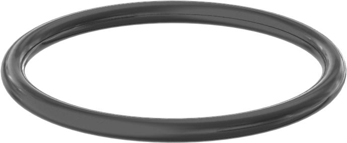 Yağa ve Aşınmaya Dayanıklı Poliüretan O-Ring, 3/32 Kesirli Genişlik, Dash Numarası 125