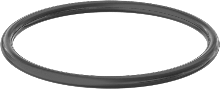 Yağa ve Aşınmaya Dayanıklı Poliüretan O-Ring, 3/32 Kesirli Genişlik, Dash Numarası 130