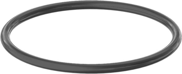 Yağa ve Aşınmaya Dayanıklı Poliüretan O-Ring, 3/32 Kesirli Genişlik, Dash Numarası 133