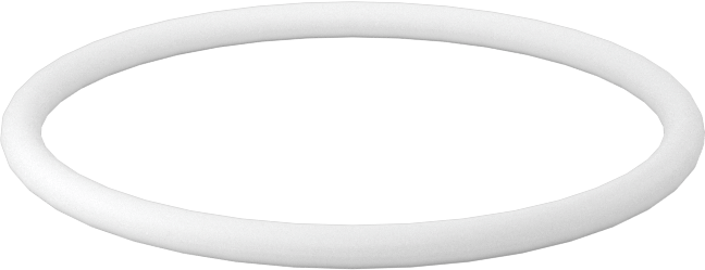 Ultra Kimyasala Dayanıklı Sert PTFE O-Ring, 1/16 Kesirli Genişlik, Dash Numarası 024