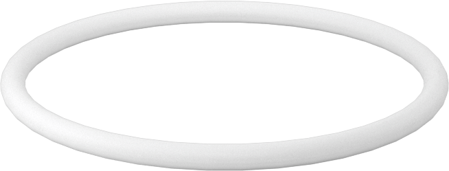 Ultra Kimyasala Dayanıklı Sert PTFE O-Ring, 1/16 Kesirli Genişlik, Dash Numarası 025