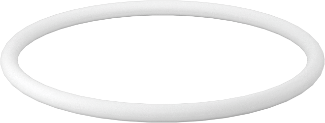 Ultra Kimyasala Dayanıklı Sert PTFE O-Ring, 1/16 Kesirli Genişlik, Dash Numarası 026