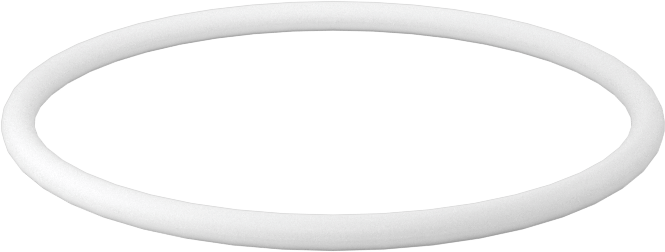 Ultra Kimyasala Dayanıklı Sert PTFE O-Ring, 1/16 Kesirli Genişlik, Dash Numarası 027