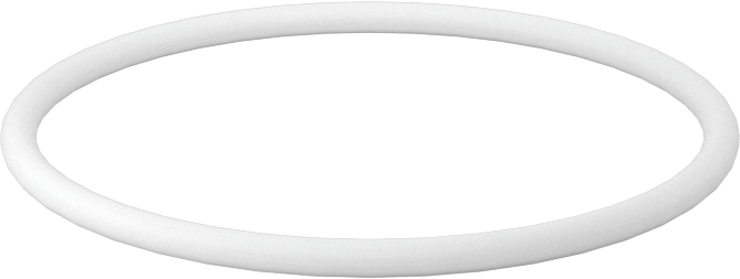 Ultra Kimyasala Dayanıklı Sert PTFE O-Ring, 1/16 Kesirli Genişlik, Dash Numarası 028