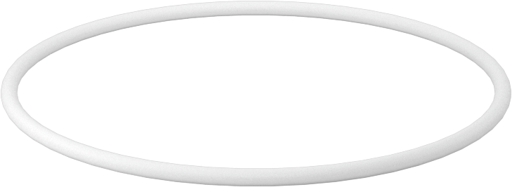 Ultra Kimyasala Dayanıklı Sert PTFE O-Ring, 1/16 Kesirli Genişlik, Dash Numarası 034