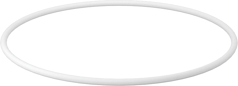 Ultra Kimyasala Dayanıklı Sert PTFE O-Ring, 1/16 Kesirli Genişlik, Dash Numarası 038