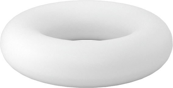 Ultra Kimyasala Dayanıklı Sert PTFE O-Ring, 3/32 Kesirli Genişlik, Dash Numarası 107