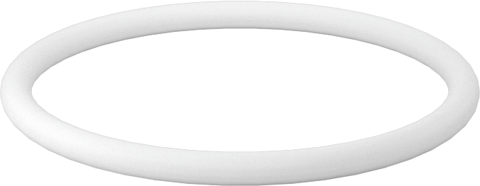 Ultra Kimyasala Dayanıklı Sert PTFE O-Ring, 3/32 Kesirli Genişlik, Dash Numarası 127